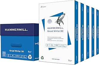 White 11x17 Recycled Printer Paper, 2,500 Sheets