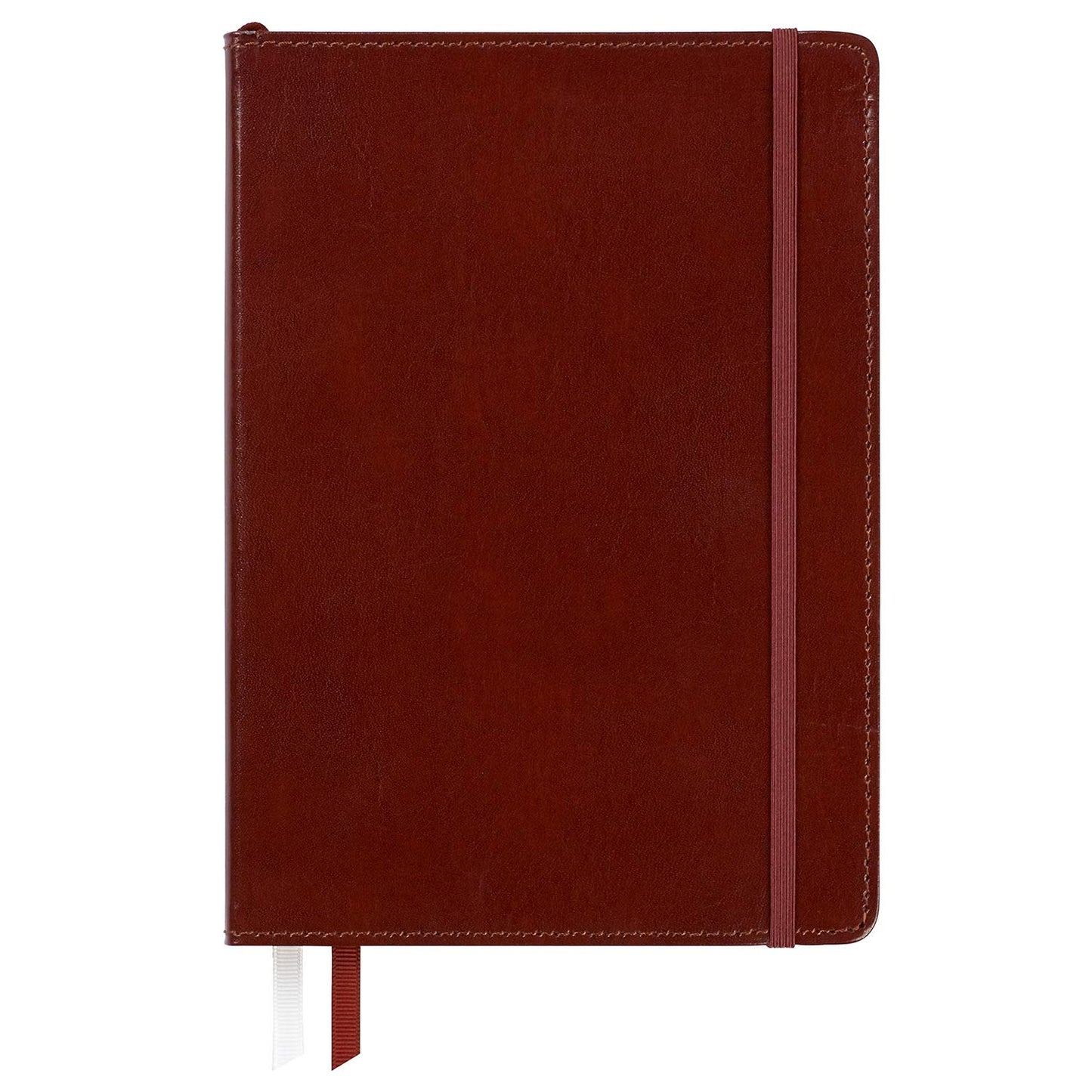 Brown Leather Journal Notebook, 6" x 8.5", 240 Pages