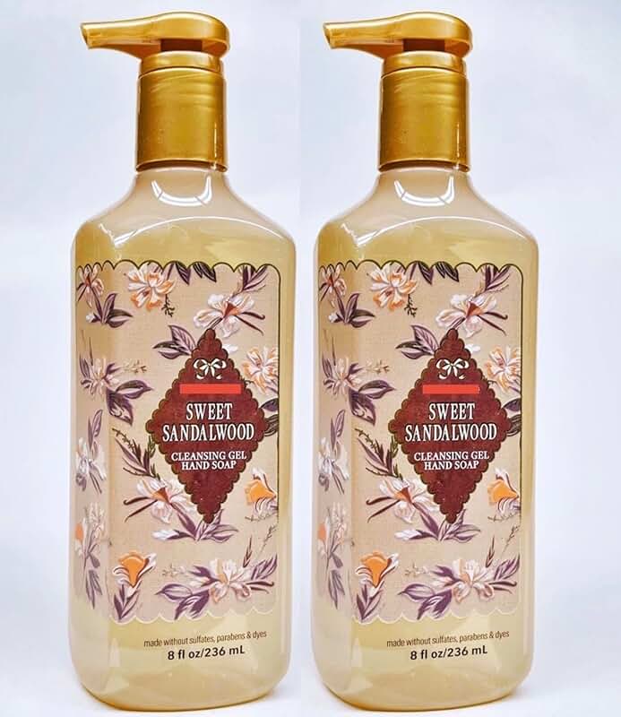 Sweet Sandalwood Hand Soap, 8 fl oz, Pack of 2