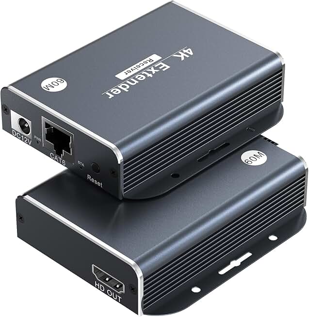 4K HDMI Extender Over Ethernet up to 200 Feet