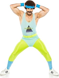 Men's 80s Gym Instructor Costume