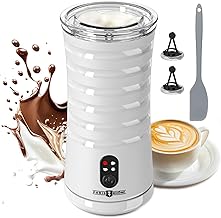 4-in-1 Milk Frother and Steamer with Temperature Control