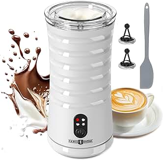 4-in-1 Milk Frother and Steamer with Temperature Control