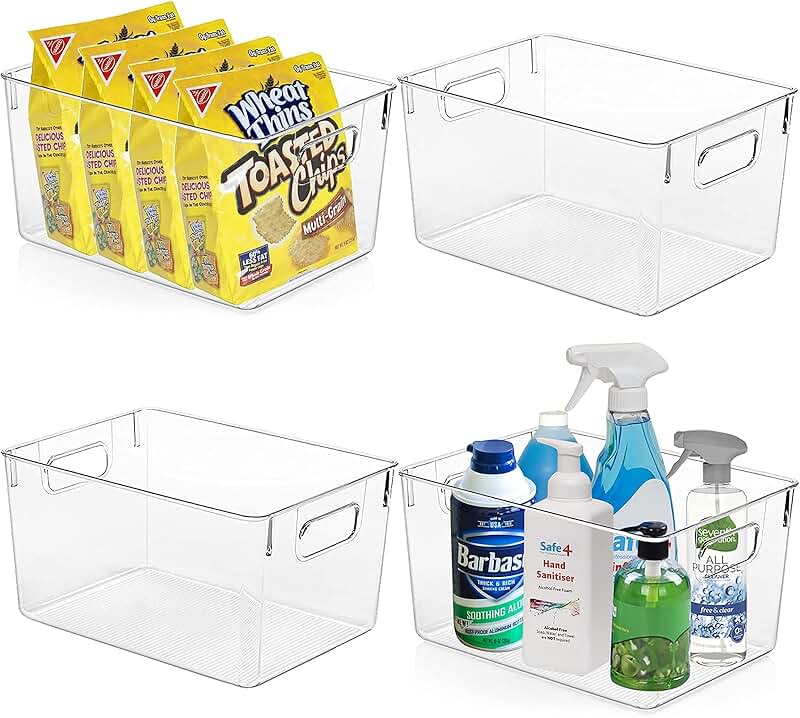 Large Cotton Rope Storage Basket with Handles
