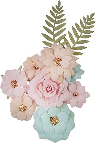 Multicolored Flower Craft Embellishments