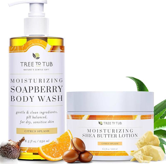 Moisturizing Citrus Body Wash and Shea Body Butter