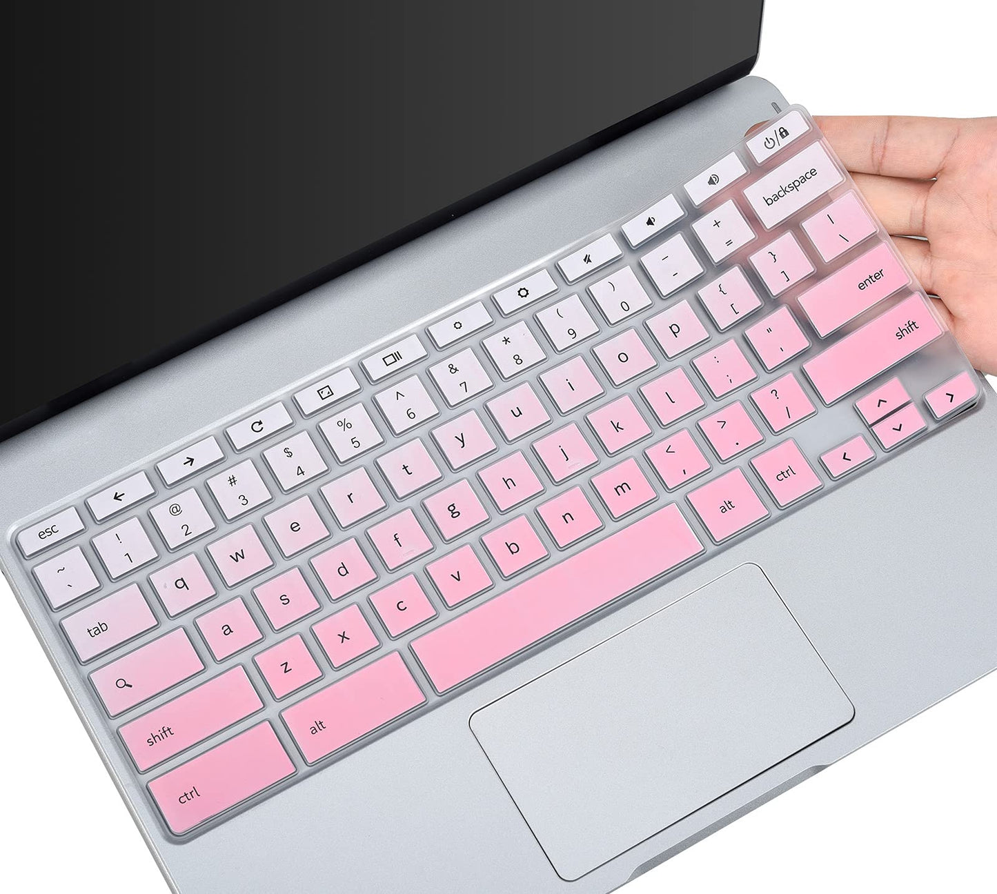 Pink Keyboard Cover for Chromebook Models