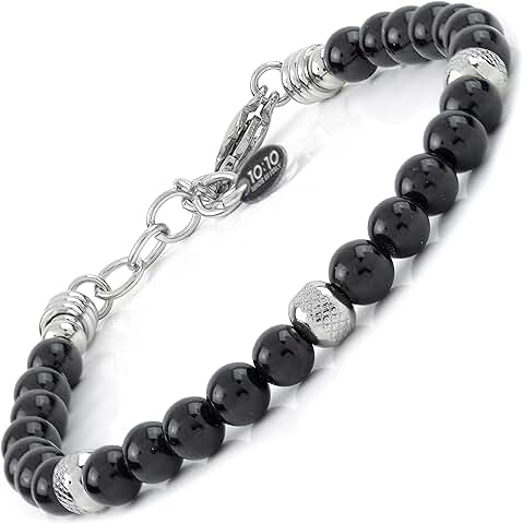 Beaded Tourmaline Bracelet for Men and Women