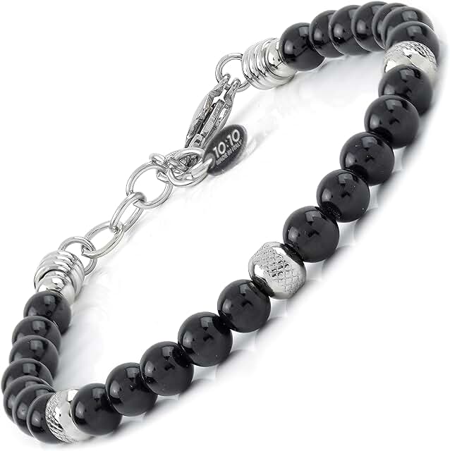 Beaded Tourmaline Bracelet for Men and Women