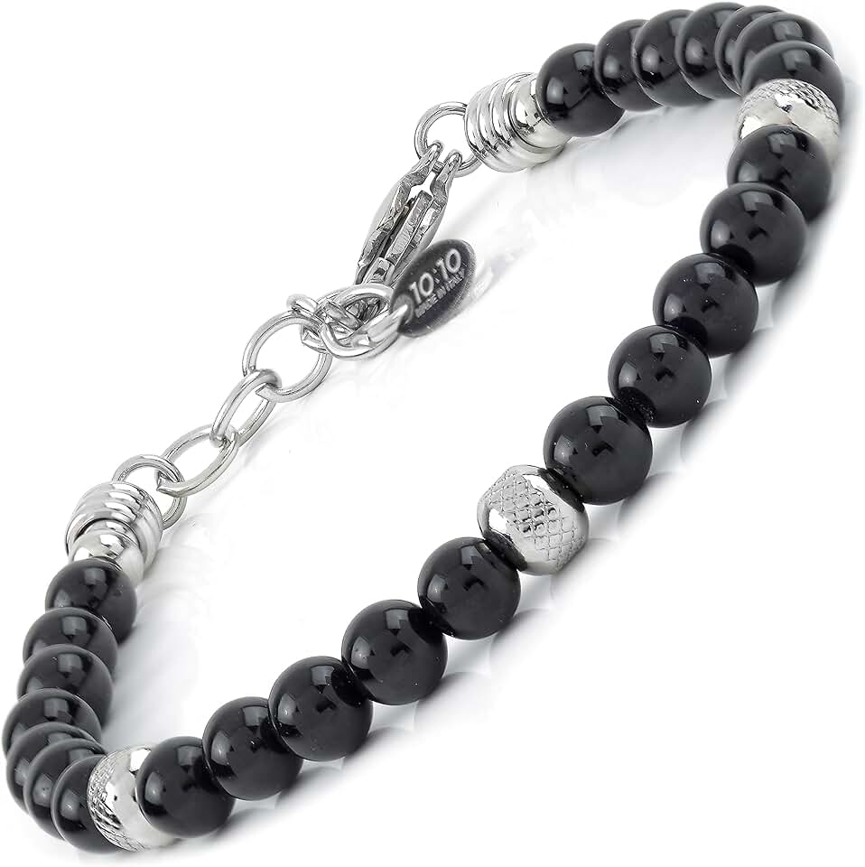 Beaded Tourmaline Bracelet for Men and Women