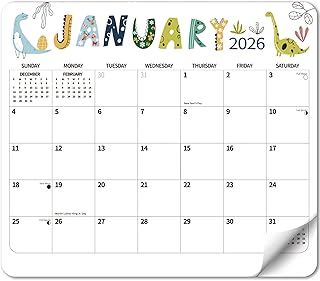 Magnetic 2026-2027 Refrigerator Calendar, 13x11.4 Inches