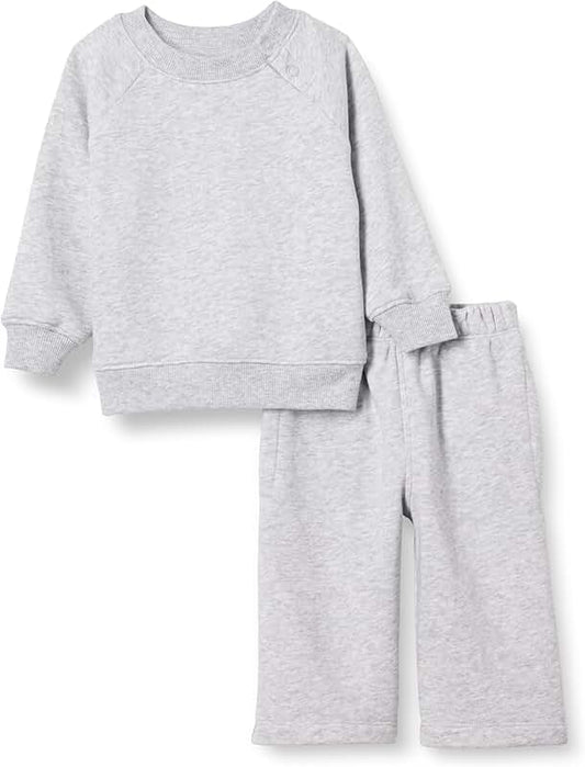 Unisex Baby French Terry Sweatshirt and Pants Set