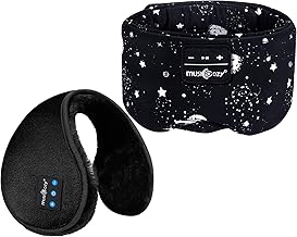 Wireless Sleep Mask with Headphones and Adjustable Band