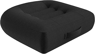 Black Portable Breathable Mesh Car Seat Cushion