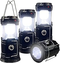 Lightweight Waterproof Rechargeable LED Camping Lanterns (4 Pack)