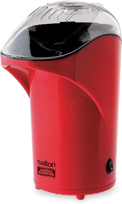Hot Air Popcorn Maker with Bonus Cup and Easy Use
