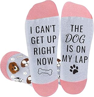 Dog Mom Socks with Gift Box for Dog Lovers
