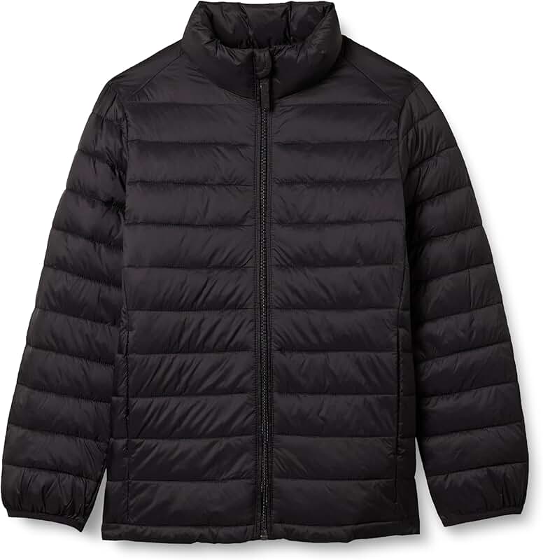 Lightweight Water-Resistant Puffer Jacket for Boys and Toddlers