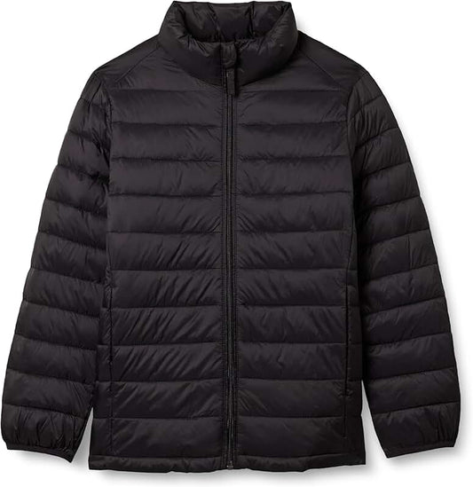 Lightweight Water-Resistant Puffer Jacket for Boys and Toddlers