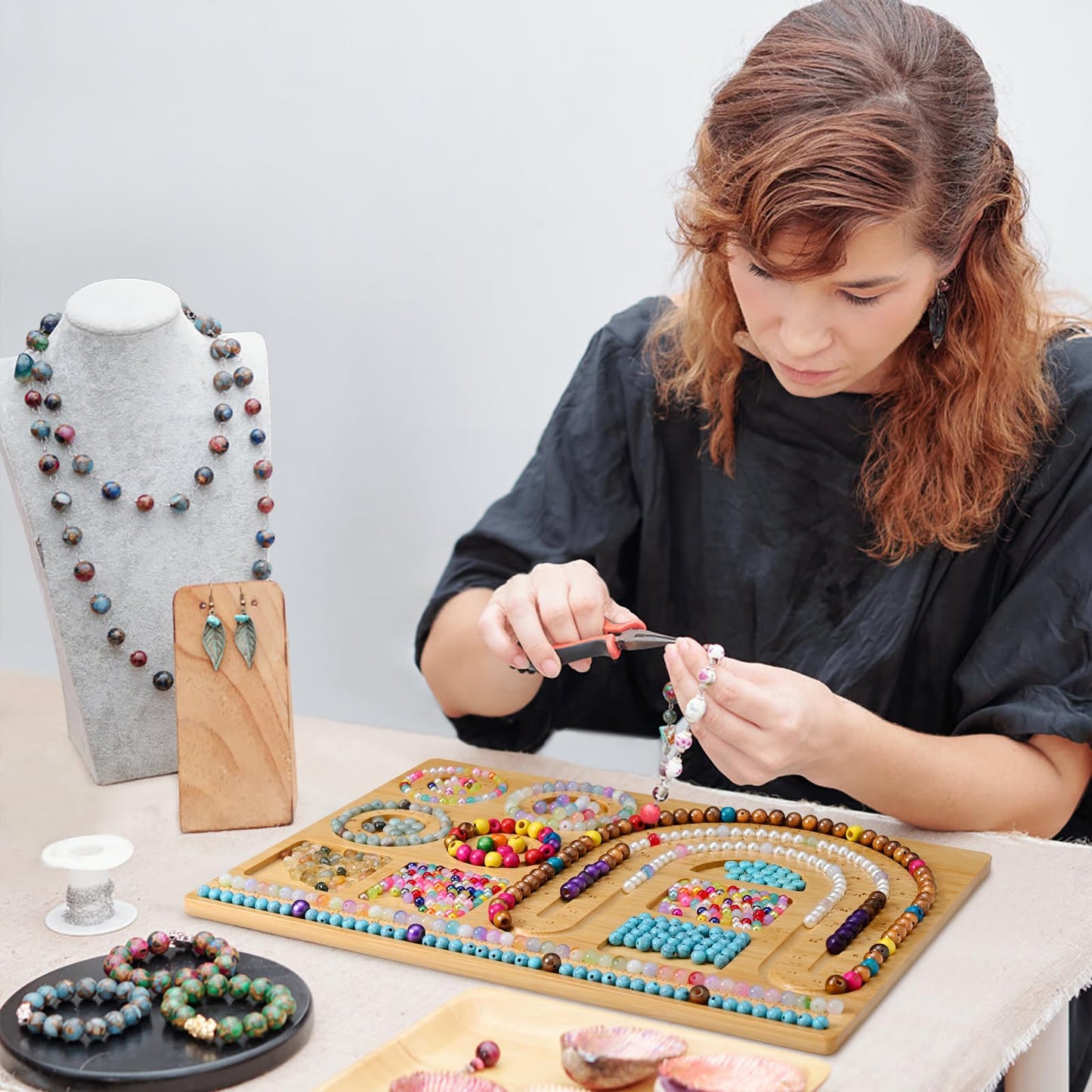 Beading Board for Jewelry Making and Design