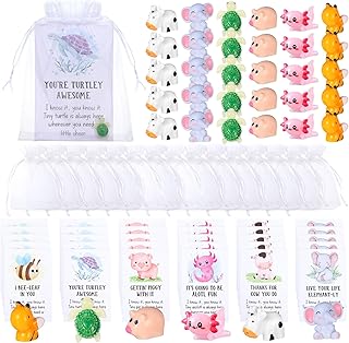 90-Piece Animal Thank You Gift Set with Cards and Bags