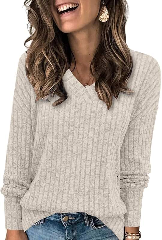 Women's Long Sleeve Fall Sweaters and Sweatshirts