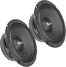 6.5 Inch Shallow Midrange Car Speakers, 500W, Pair