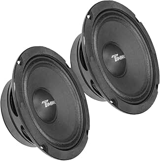 6.5 Inch Shallow Midrange Car Speakers, 500W, Pair