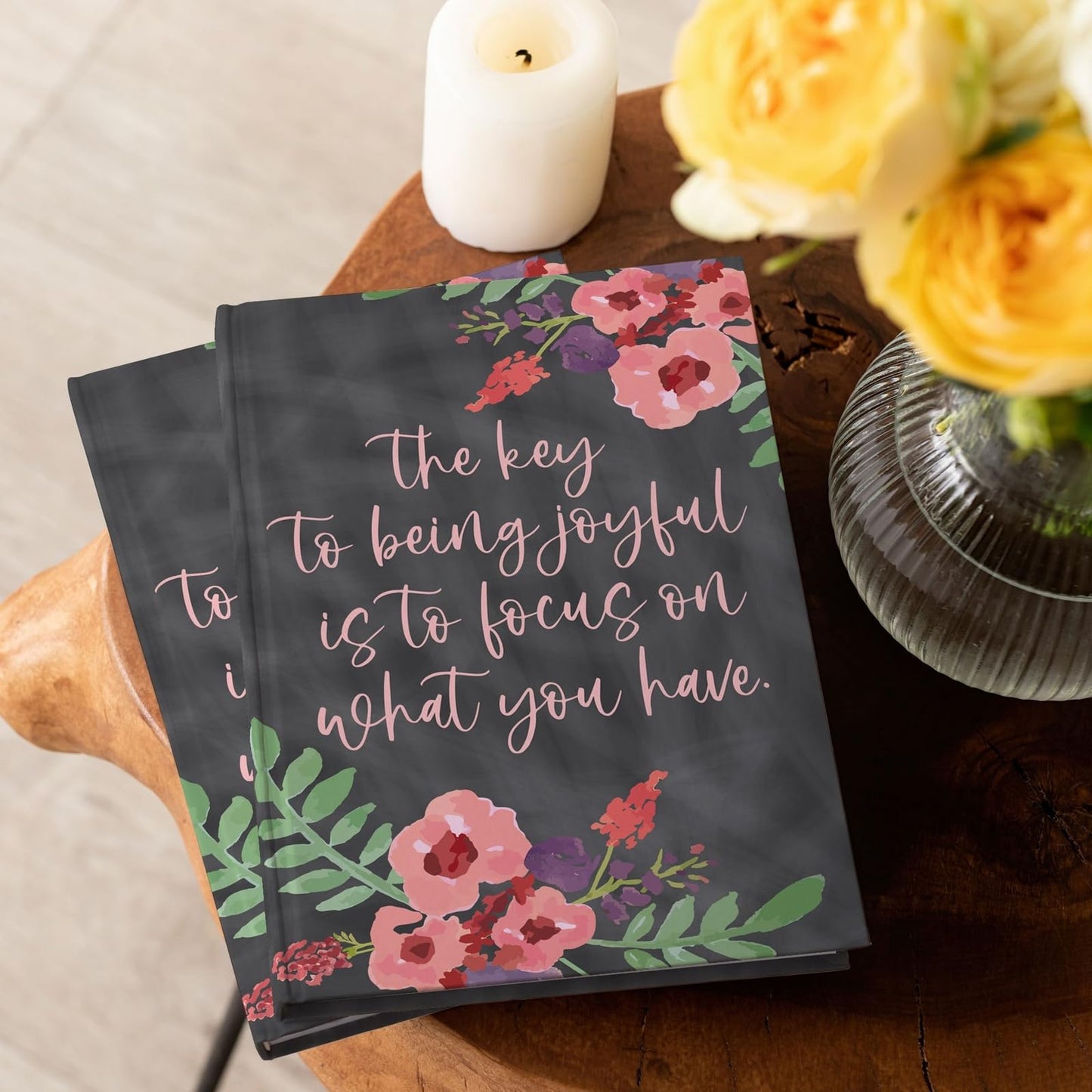 Set of 8 Motivational Quote Notebooks for Women and Students