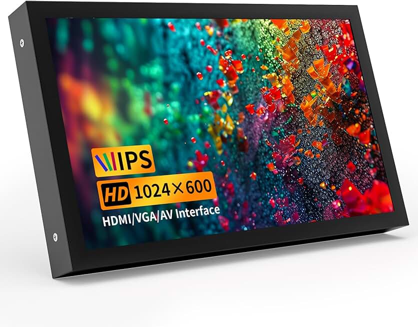 7-Inch IPS Mini Monitor with HDMI, VGA, AV Inputs