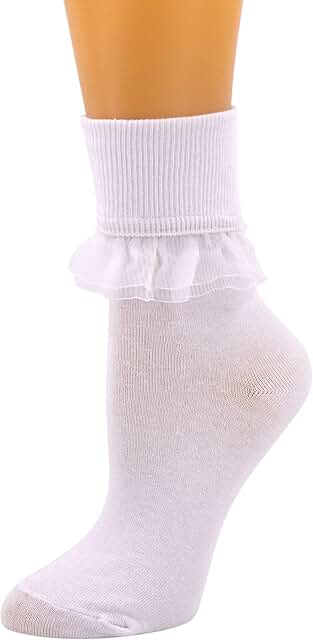 Women Lace Ruffle Ankle Socks