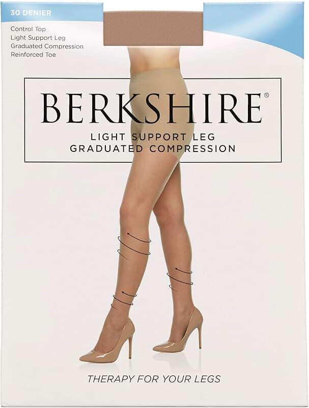 Women's Light Support Control Top Pantyhose