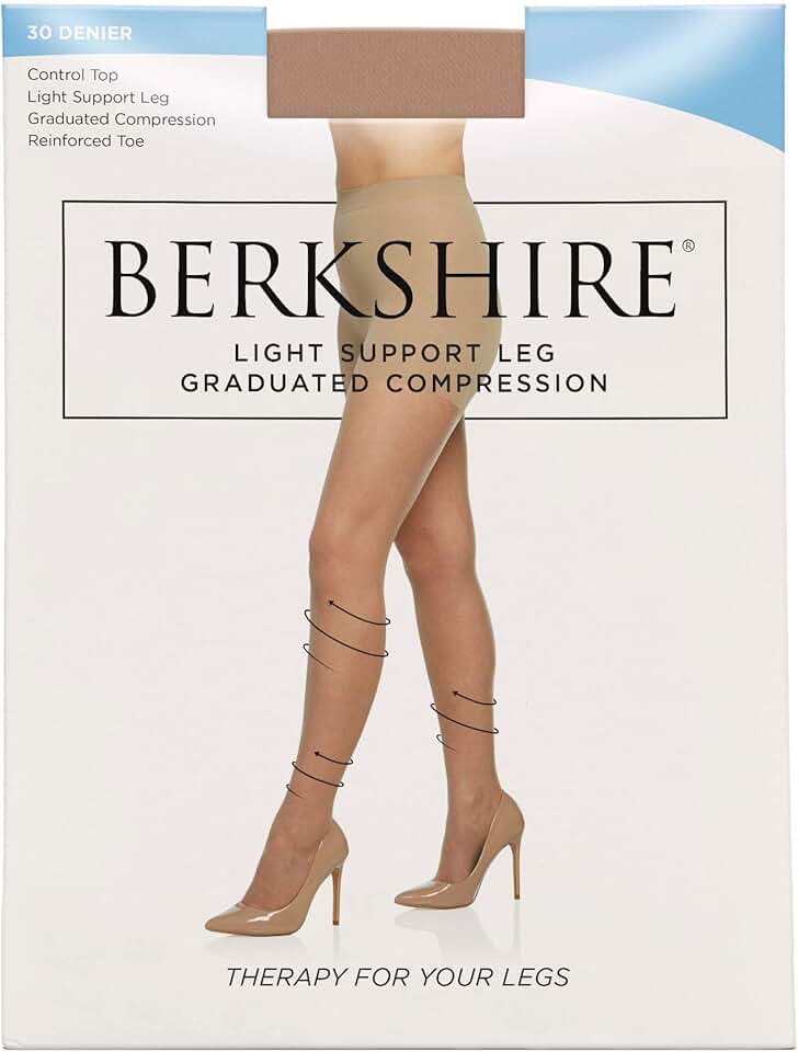 Women's Light Support Control Top Pantyhose