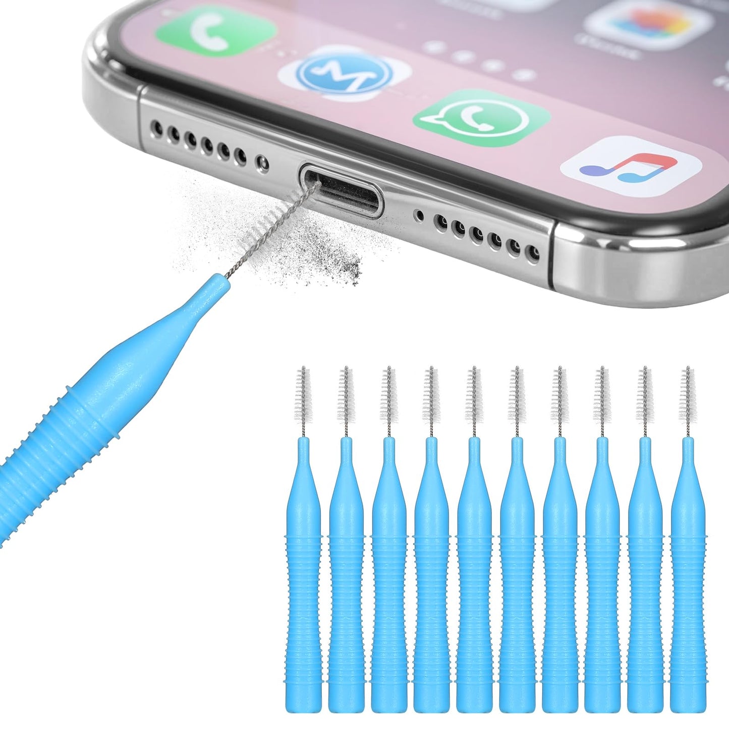 10 Pack Mini Cleaning Tools for Phone and Device Speakers