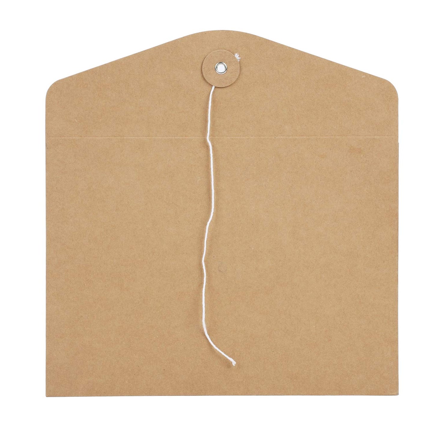 10 Kraft Envelope File Folders with String Tie Closure