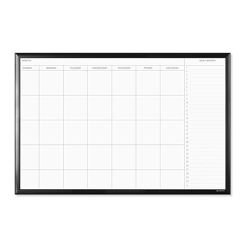 Magnetic Dry Erase Calendar White Board 36x24 Inches