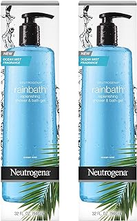 Moisturizing Ocean Mist Shower and Bath Gel, 32 oz, Pack of 2