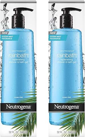Moisturizing Ocean Mist Shower and Bath Gel, 32 oz, Pack of 2