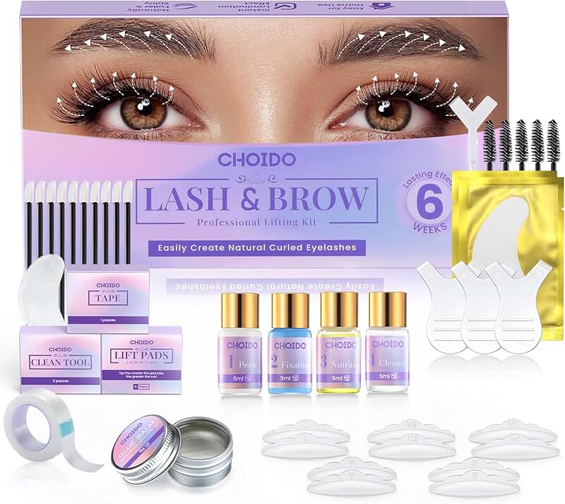 2-in-1 Eyelash and Eyebrow Lift Kit