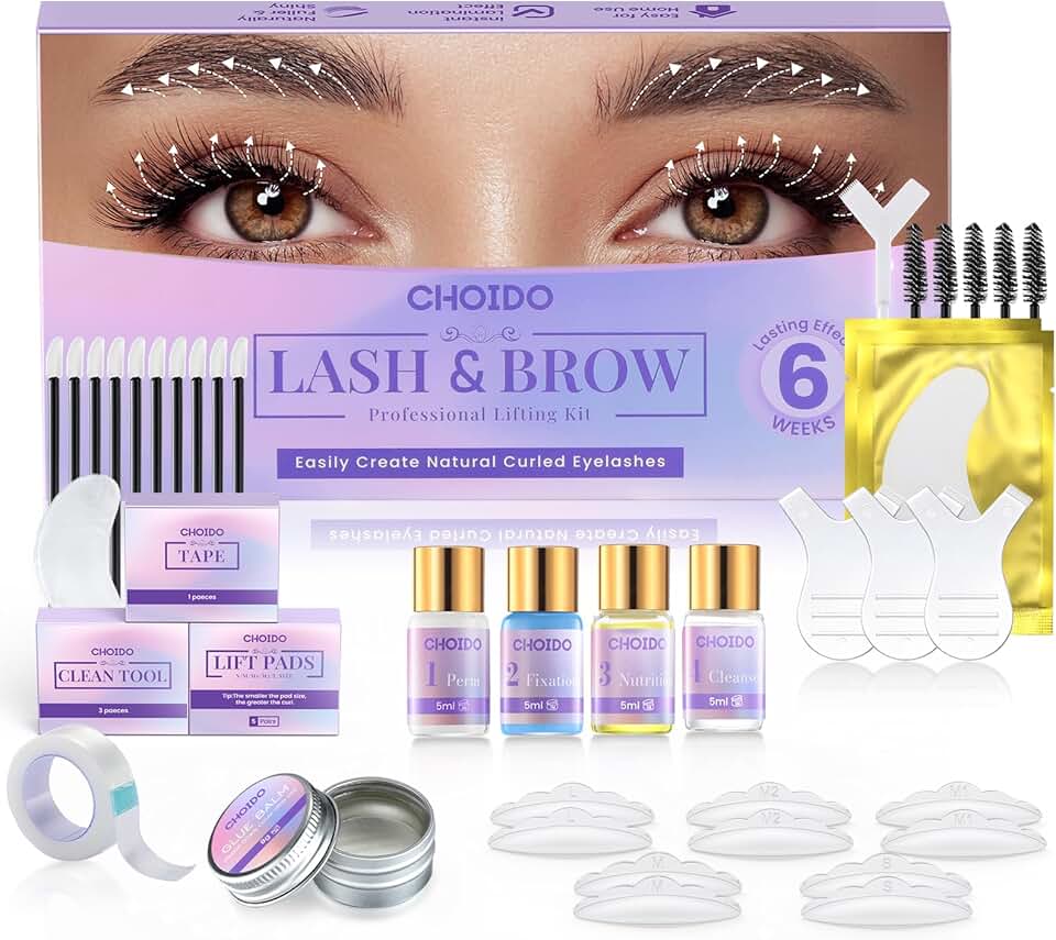 2-in-1 Eyelash and Eyebrow Lift Kit