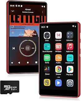 80GB Touch Screen Music Player with Bluetooth, WiFi, and Streaming