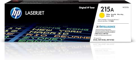 Yellow toner cartridge for laser printers