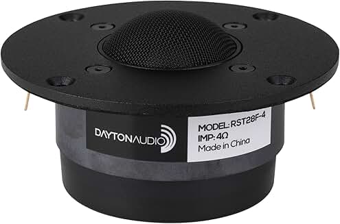 Reference Series Fabric Dome Tweeter, 1-1/8" 4 Ohm