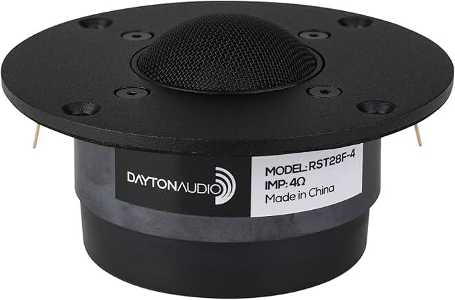 Reference Series Fabric Dome Tweeter, 1-1/8" 4 Ohm