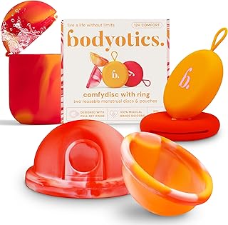 Reusable Menstrual Discs and Sterilizer Case Bundle