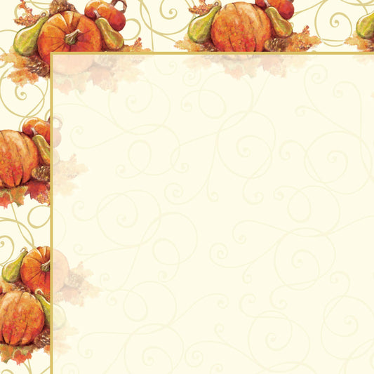 Fall Pumpkin Letterhead, 8.5" x 11", 80 sheets