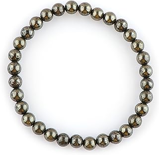 Natural 6mm Gemstone Stretch Bracelet for Men and Women