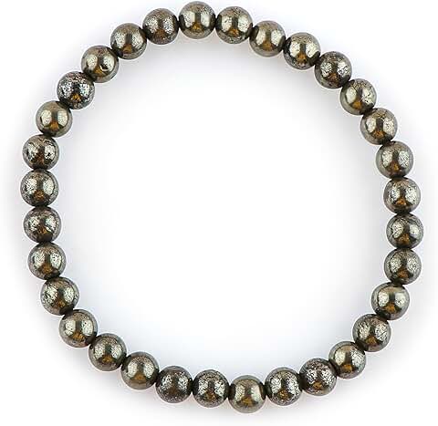 Natural 6mm Gemstone Stretch Bracelet for Men and Women