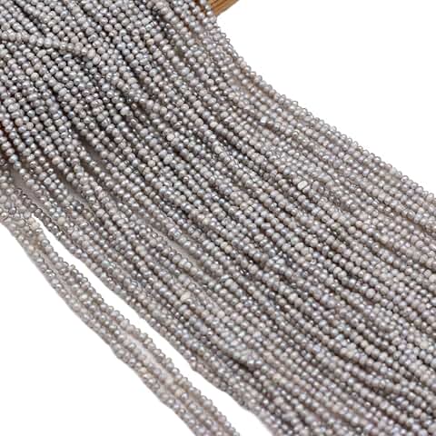Natural Grey Mini Pearl Beads for Jewelry Making