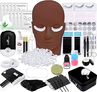 Lash Extension Practice Kit with Mannequin Head and Tools